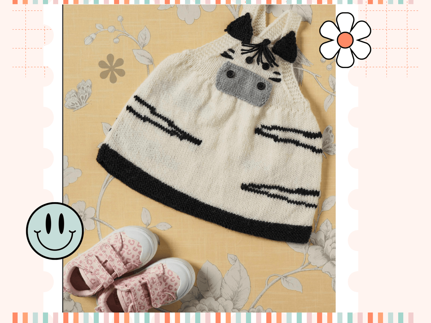 Zara Zebra Pinafore Dress - GarmentsJane Burns Designs