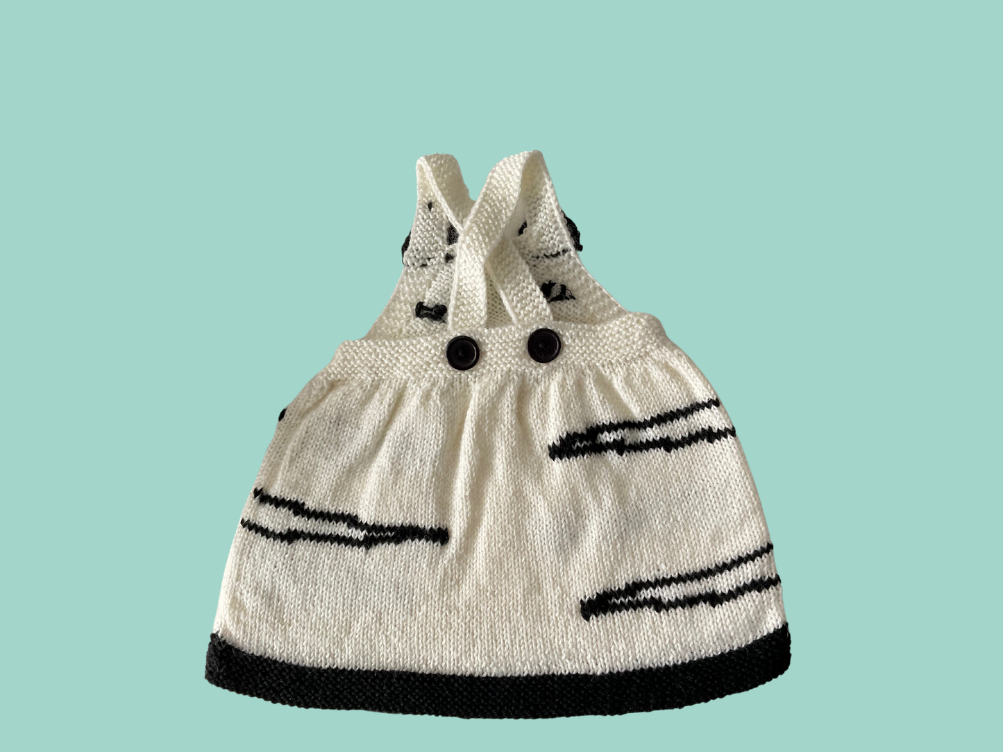 Zara Zebra Pinafore Dress