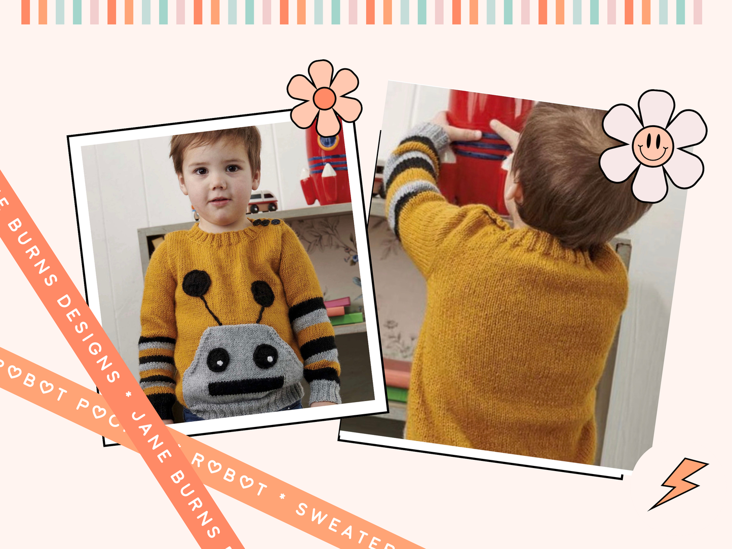 Simple hooded baby cardigan with large frog eyes on the hood. Easy construction, green hoodie knitting pattern jane burns