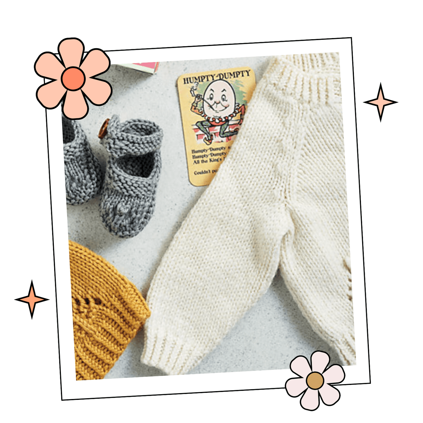 Budding Knits, Baby Layette, Bonnet, Shoes, Cardigan and Romper Knitting Pattern - GarmentsJane Burns Designs