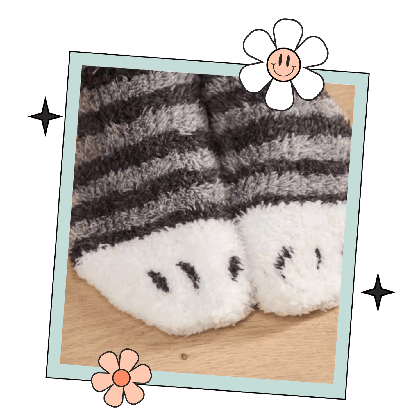 Cosy Claws, Fluffy Cat Paw Socks for all the Family - SocksJane Burns Designs