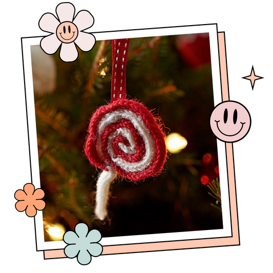 Lollypop Christmas Tree Decoration