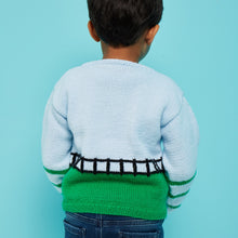 Load image into Gallery viewer, barnyard pals sweater and finger puppets jane burns designs
