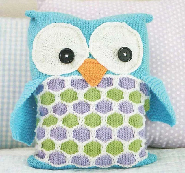 Pyjama Party Owl PJ Case - Knitting Pattern