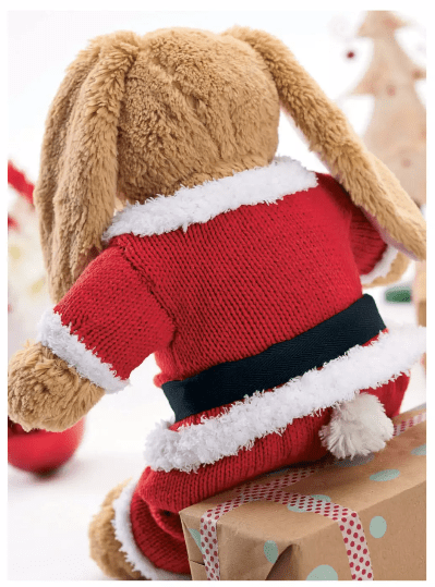Santa and Mrs Claus Teddy Bear Outfits - Knitting Pattern - GarmentsJane Burns Designs