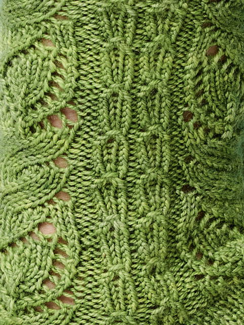 Wood Millet Socks, Lace Socks - Knitting Pattern