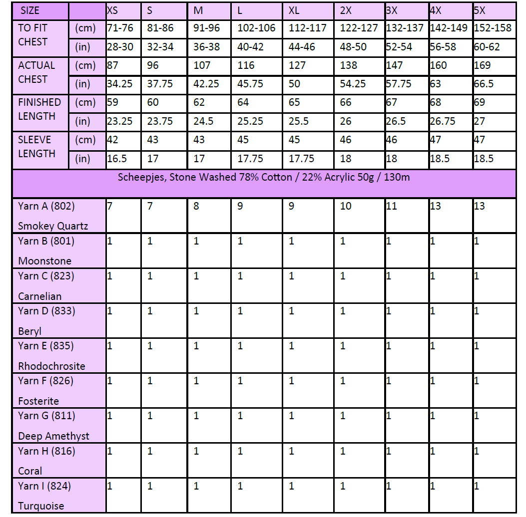 Unicorn and Rainbows Sweater Adult Pattern JANE BURNS