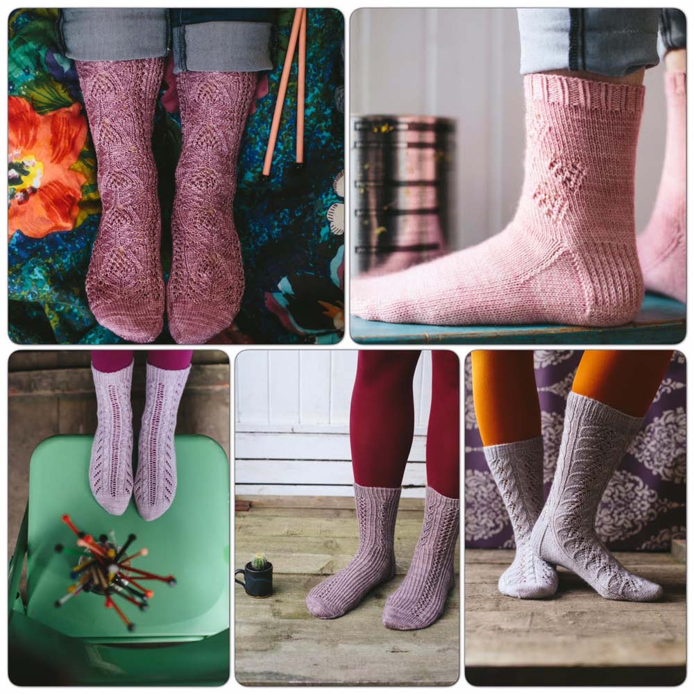 Lazy Sunday, Collection of Luxury Sock Knitting Patterns - eBook