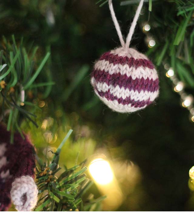 Christmas Glamour Mini Bead Baubles