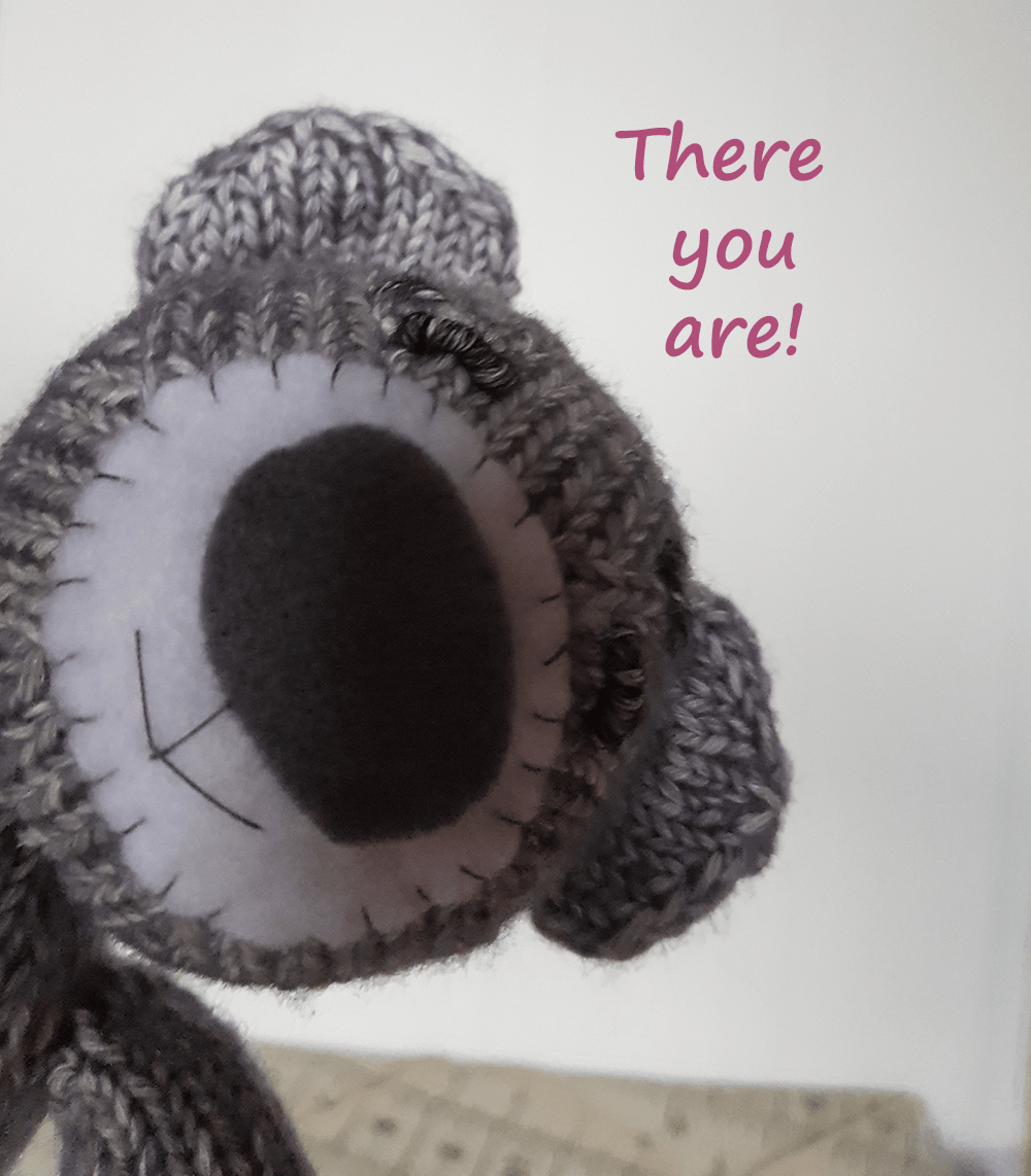 Oliver Teddy Bear Toy - Knitting Pattern - HomeJane Burns Designs