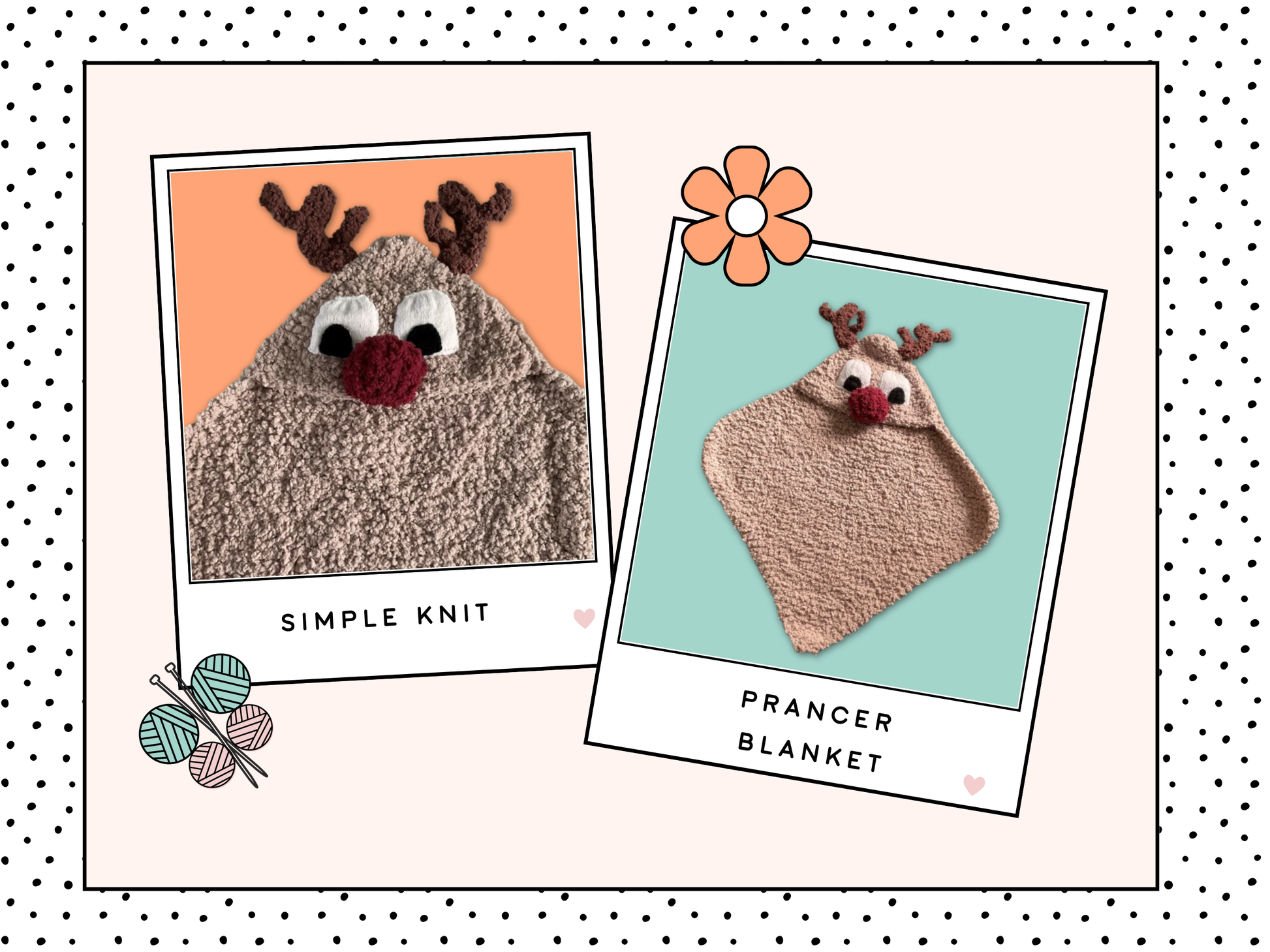 prancer reindeer hooded baby blanket knitting pattern jane burns