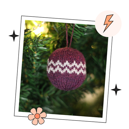 Christmas Glamour Bauble Pattern