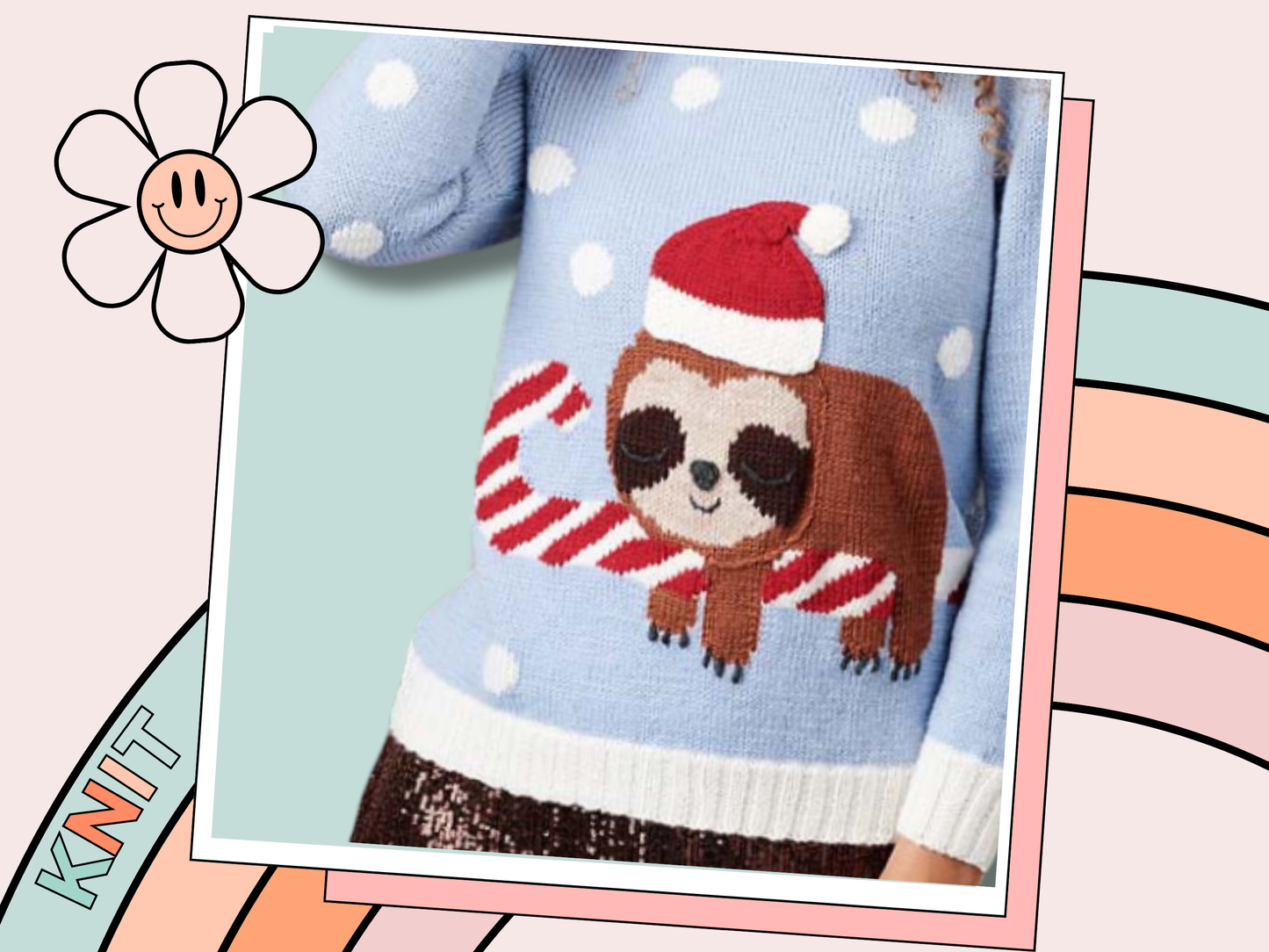 Christmas sloth sweater outlet