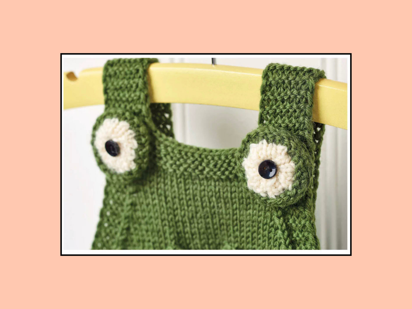 Snappy Dresser Romper, Baby Crocodile Monster Dungarees - Knitting Pattern