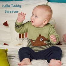 Load image into Gallery viewer, Hello Teddy Sweater Pattern
