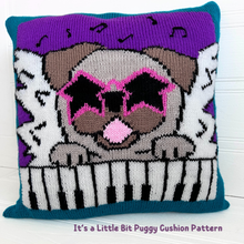 Load image into Gallery viewer, It&#39;s a Little Bit Puggy Dog Cushion
