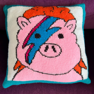 Piggy Stardust Cushion
