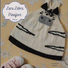 Load image into Gallery viewer, Zara Zebra Pinafore Dress
