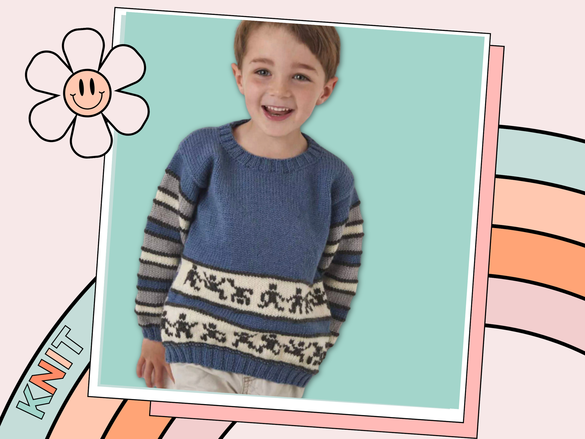 active sports stripy jumper knitting pattern jane burns