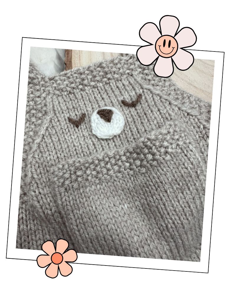 baby bear romper dungarees and hat knitting pattern by jane burns