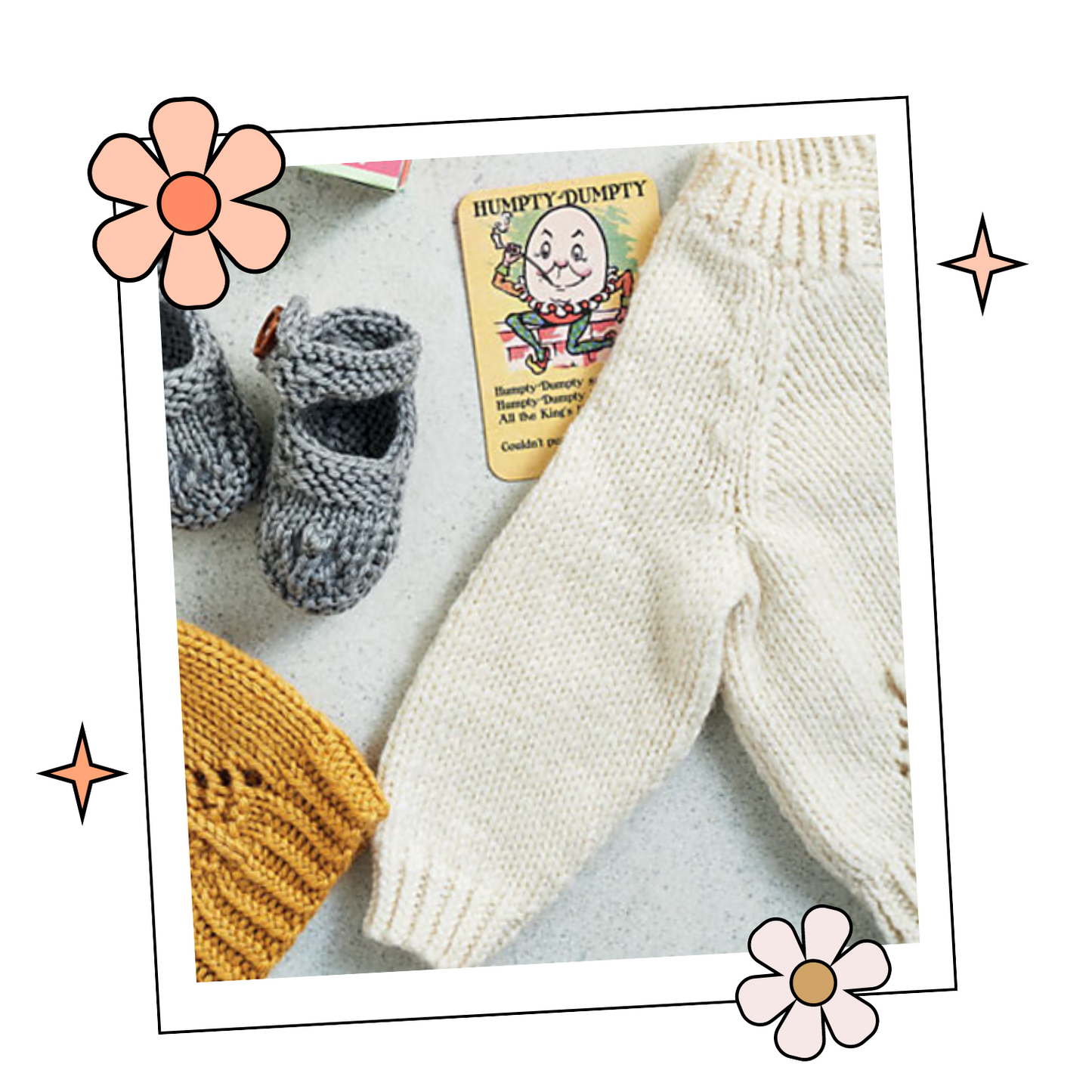 Budding Knits, Baby Layette, Bonnet, Shoes, Cardigan and Romper Knitting Pattern