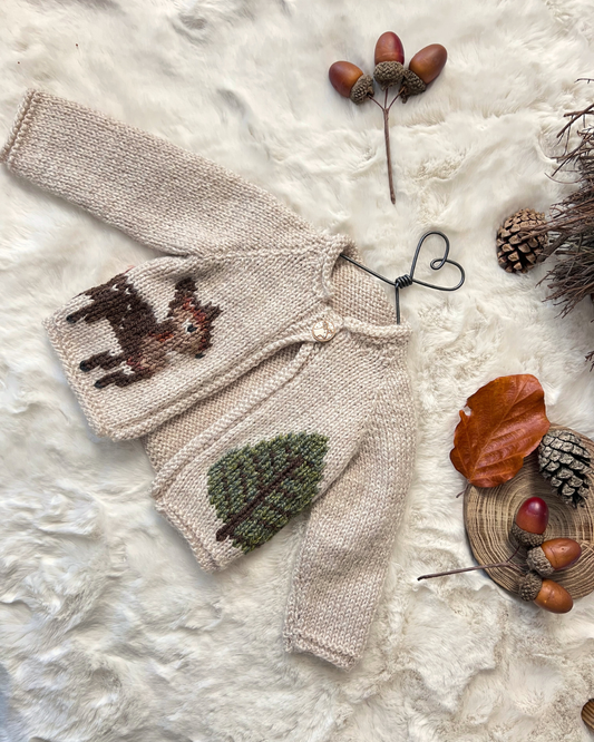simple baby deer cardigan knitting pattern jane burns, autumn knitting deer