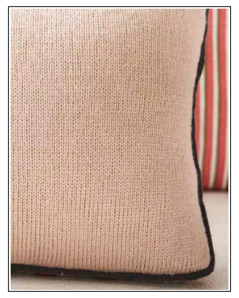Knitted leopard print cushion, finished size 40cm x 40cm, Stylecraft Special DK