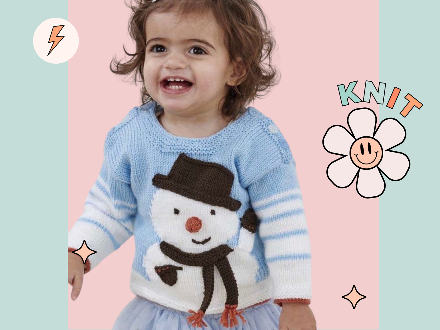 little snowman christmas jumper knitting pattern by jane burns intarsia baby sweater