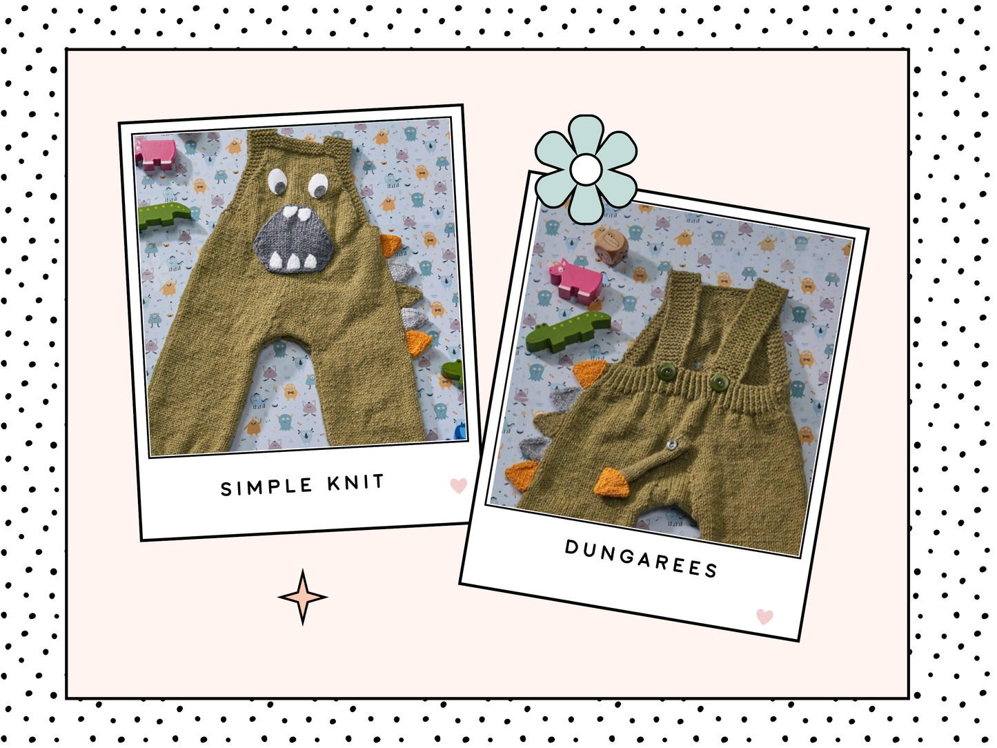 monster dinosaur romper baby knitting pattern jane burns