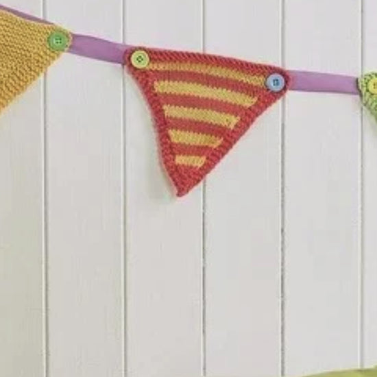 summer bunting knitting pattern jane burns
