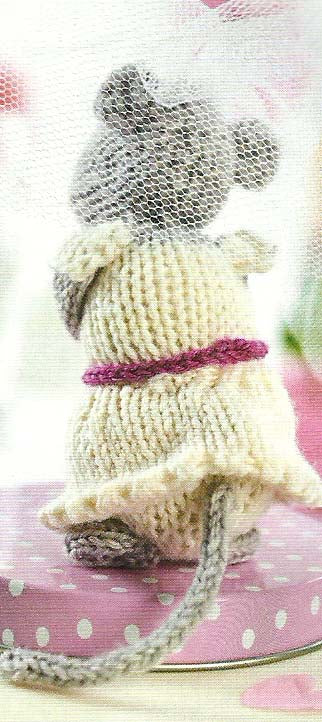 Whisker Knots, Wedding Mice Pattern, Bride & Groom Toys