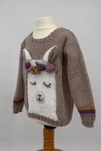 Load and play video in Gallery viewer, No Drama! Llama Sweater knitting pattern JANE BURNS
