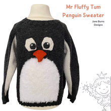 Load image into Gallery viewer, Mr Fluffy Tum Penguin Sweater
