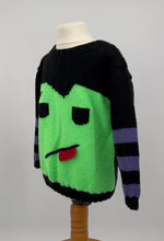 Load and play video in Gallery viewer, Monster Mash Sweater Knitting pattern JANE BURNS
