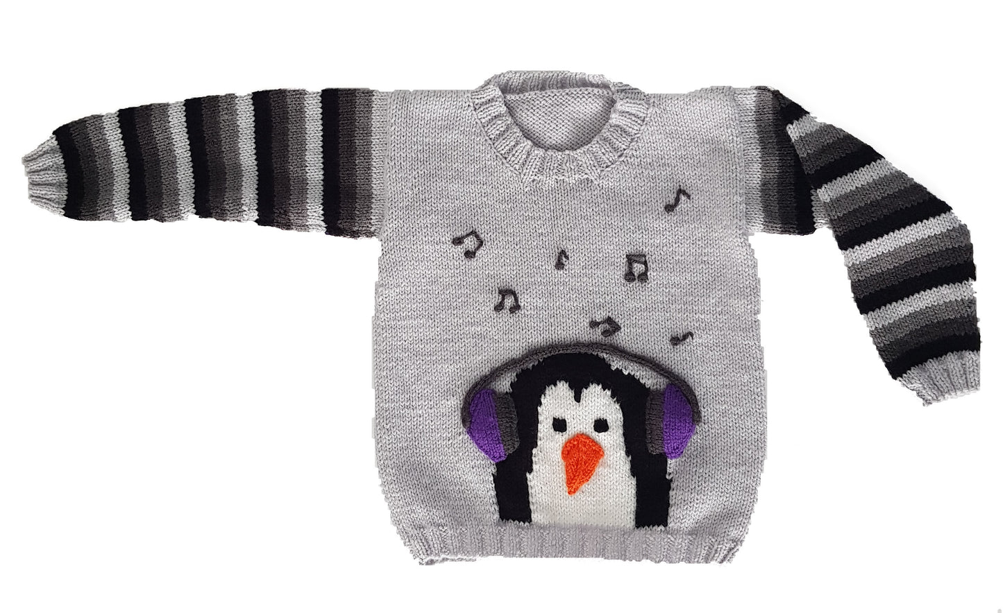 knitting pattern pdf, kids sweater knitting pattern, penguin christmas jumper for kids, jane burns, christmas jumper, penguin