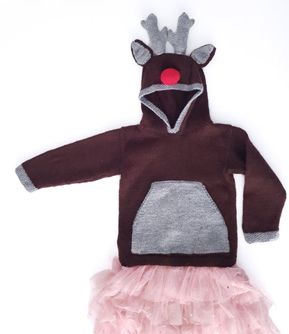 Reindeer Hoodie jane burns