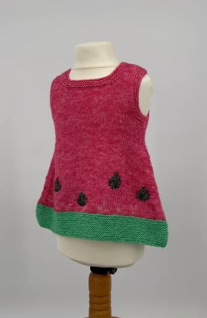 Juicy Fruit watermelon tunic pattern JANE BURNS