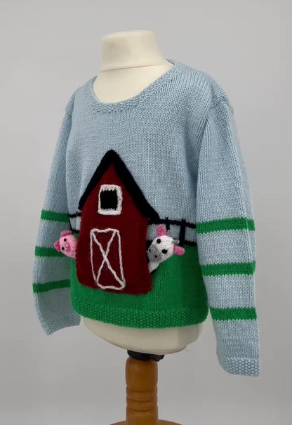 Barnyard Pals Sweater JANE BURNS