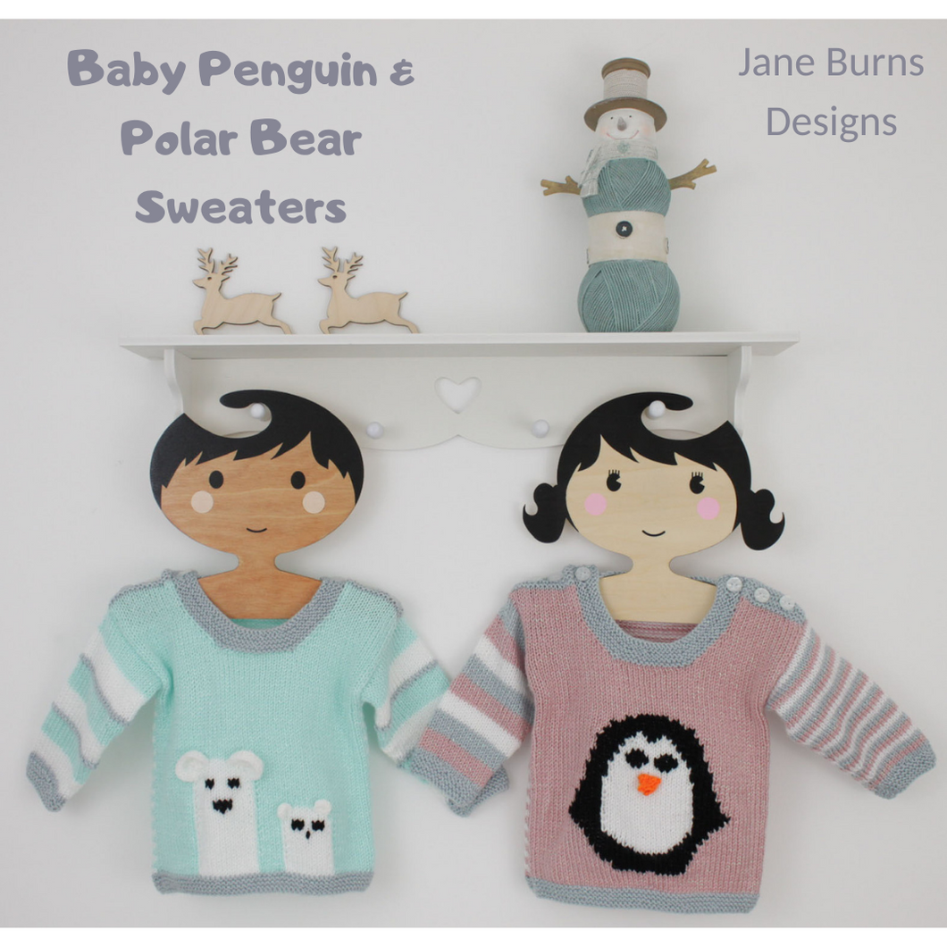 Baby Penguin & Polar Bear Sweaters