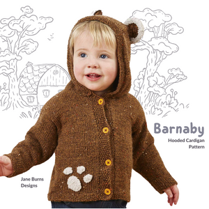 Barnaby Bear Hooded Cardigan