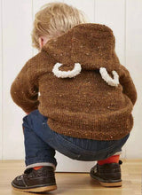 Load image into Gallery viewer, Barnaby Bear Hooded Cardigan
