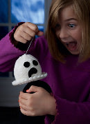 Halloween Bouncy Ghost Toy, Ghost Knitting Pattern