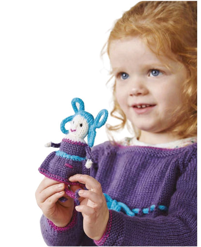 Dolly in my Pocket, Girls Seamless Dress Pattern with Doll - Knitting Pattern