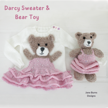 Load image into Gallery viewer, Darcy Ballerina Sweater and Bear

