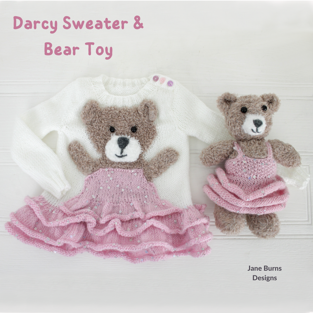 Darcy Ballerina Sweater and Bear