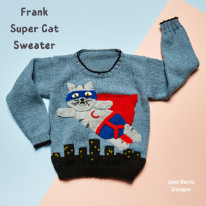 Frank the Super Cat Sweater