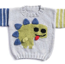 Load image into Gallery viewer, Friendly Baby Dino Sweater
