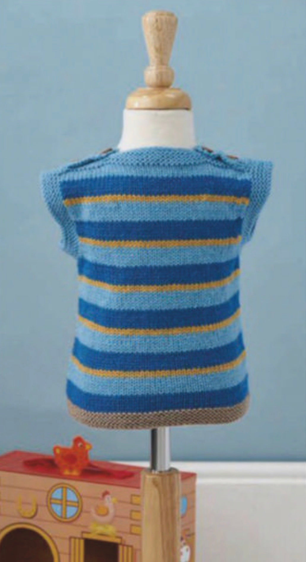 jane burns tractor tank top knit pattern