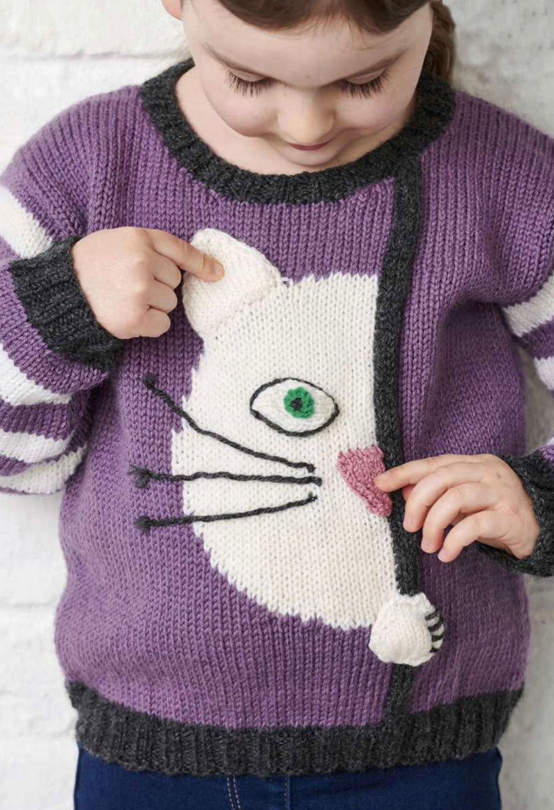 Peek a Boo Kitty Sweater