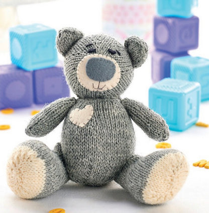 Oliver Teddy Bear Toy - Knitting Pattern